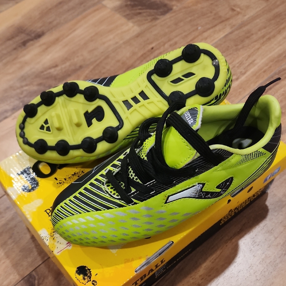 JOMA SUPER COPA 211 MULTITACO Kids Lime Green Soccer Shoes